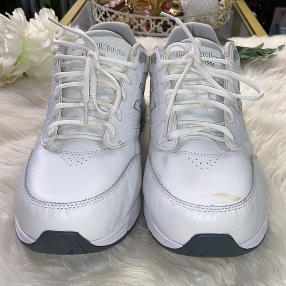 New Balance 928V3 Walking Shoes White Leather Lace Up Sneakers Men's 12.5 6E - Picture 6 of 17